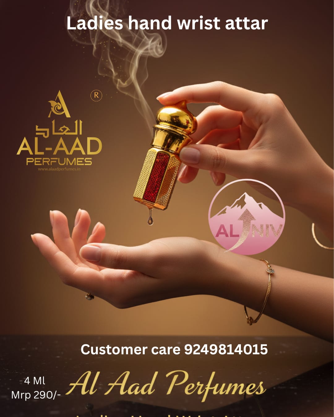 Ladies Hand Wrist Attar